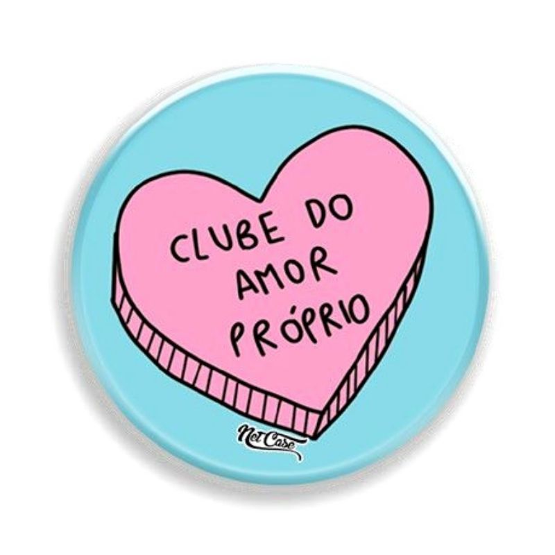 Suporte Pop Socket Netcase - Clube do Amor Próprio