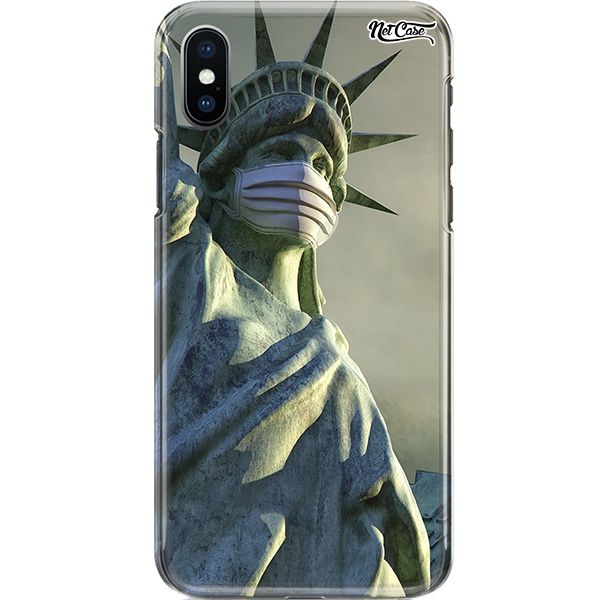Capa Silicone NetCase Chapada Statue of Liberty Mask