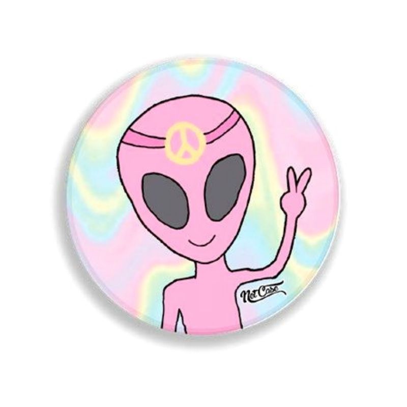 Suporte Pop Socket Netcase - Alien Peace and Love