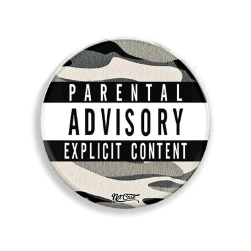 Suporte Pop Socket Netcase - Parental Advisory Explicit Content