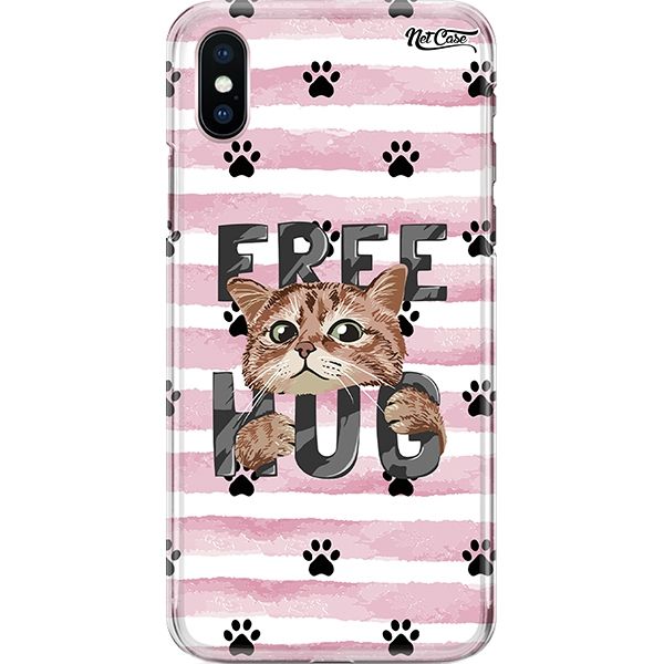 Capa Silicone NetCase Chapada Cat: Free Hug