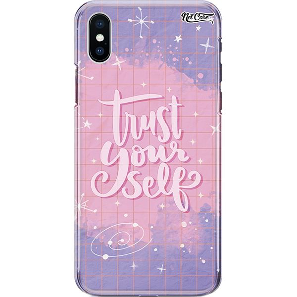 Capa Silicone NetCase Chapada Quadriculada Trust Your Self