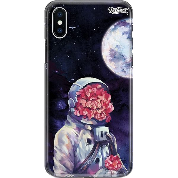 Capa Silicone NetCase Chapada Astronaut Flowers