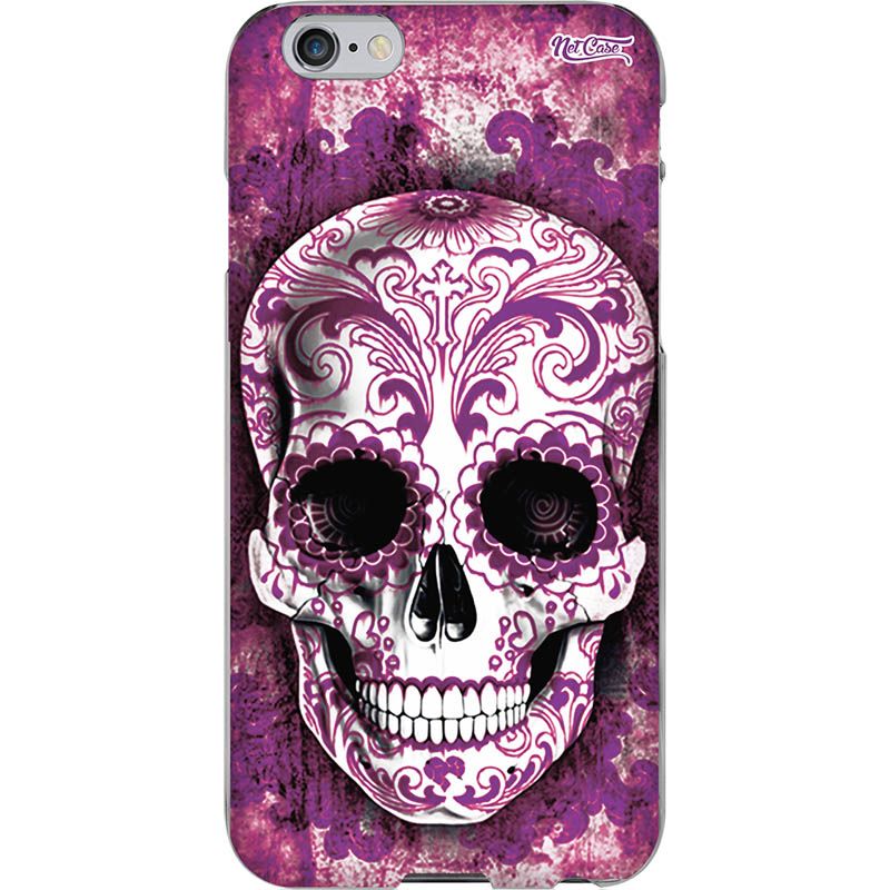 Capa Silicone NetCase Chapada Purple Skull