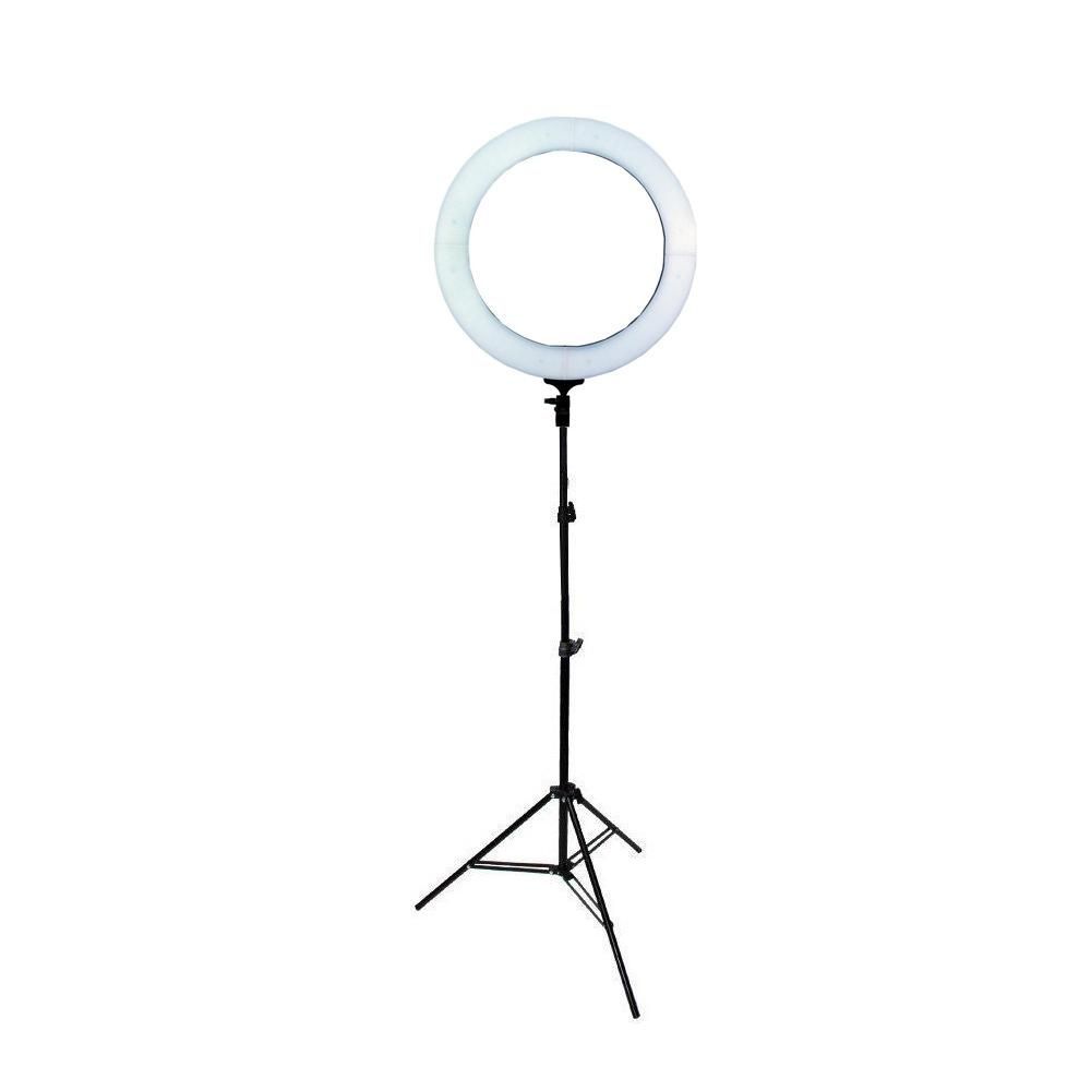 Ring Light 18'' com Tripé e Suporte Lucacell - Iluminador de Led 