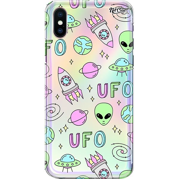 Capa Silicone NetCase Holográfica UFO