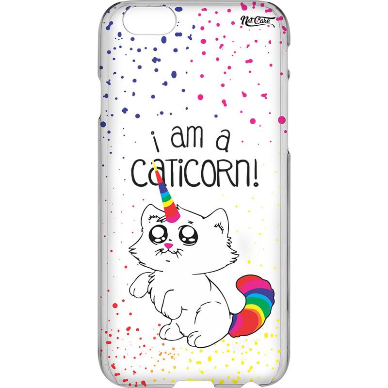 Capa Silicone NetCase Vazada ''I'm a Caticorn''