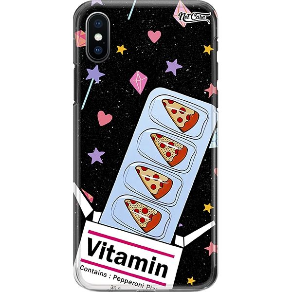 Capa Silicone NetCase Chapada Pepperoni Pizza: Vitamin