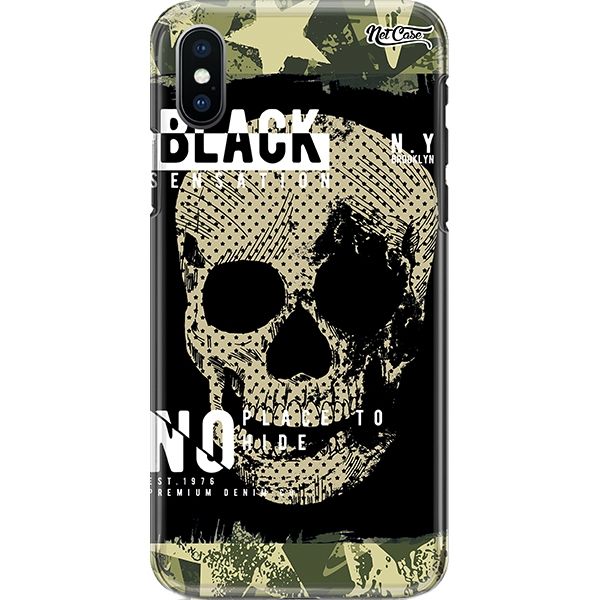 Capa Silicone NetCase Chapada Crânio Camuflado N.Y Brooklyn