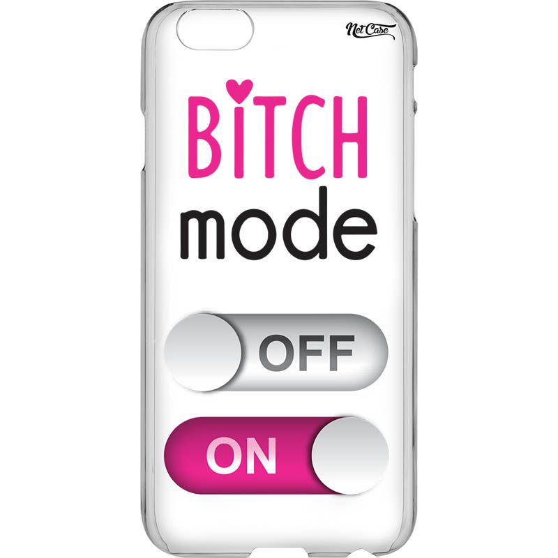 Capa Silicone NetCase Vazada Bitch Mode On 