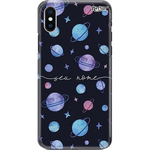 Capa Silicone NetCase Chapada Nome Planets Painting