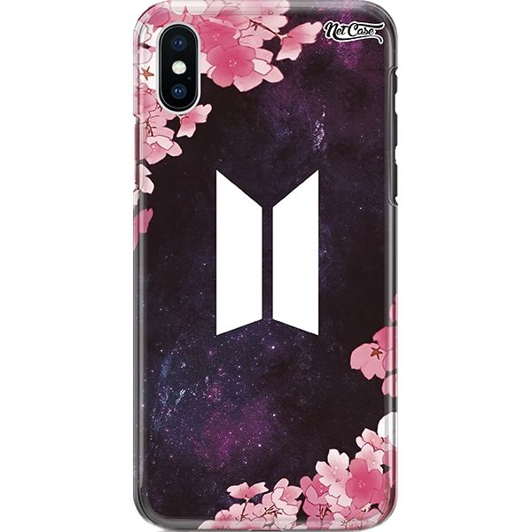 Capa Silicone NetCase Chapada Flores Logo BTS