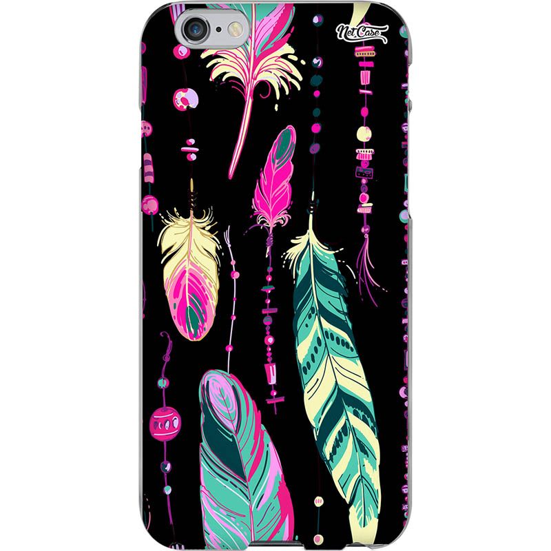 Capa Silicone NetCase Chapada Penas Colors