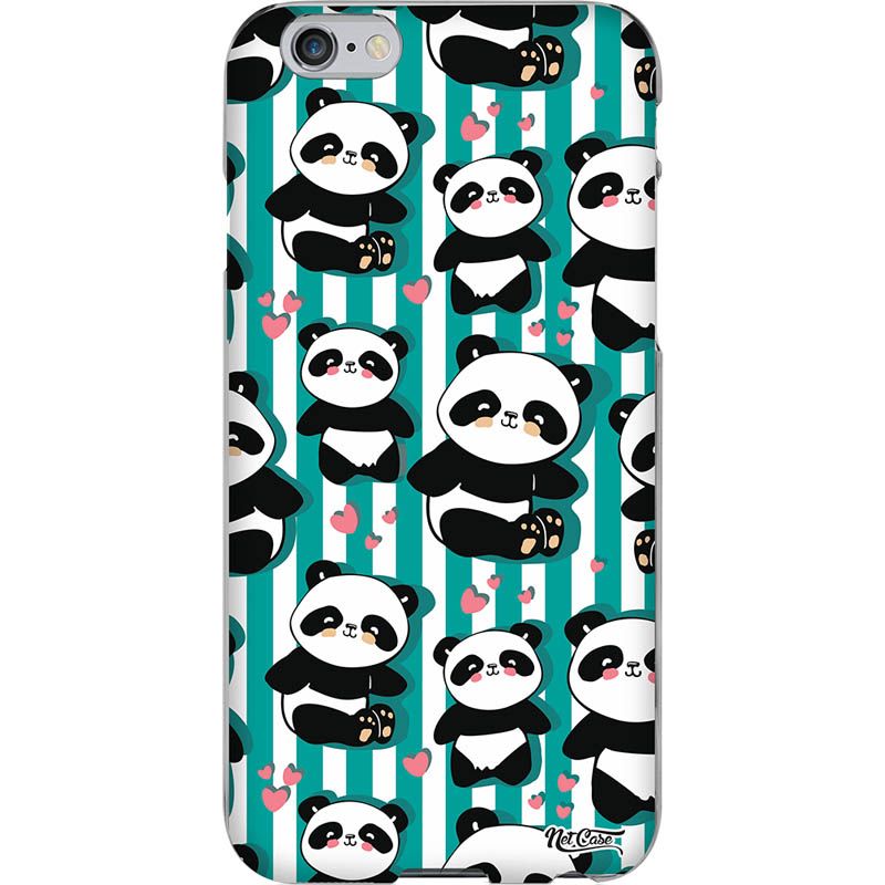 Capa Silicone NetCase Chapada Panda Listras Verde