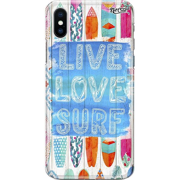 Capa Silicone NetCase Chapada Live, Love Surf