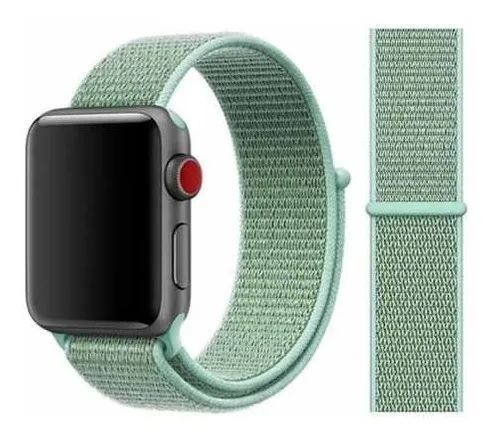 Pulseira Nylon Loop Color para SmartWatch 40mm - Verde Pistache