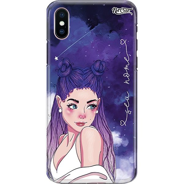 Capa Silicone NetCase Chapada Nome Violet World Girl