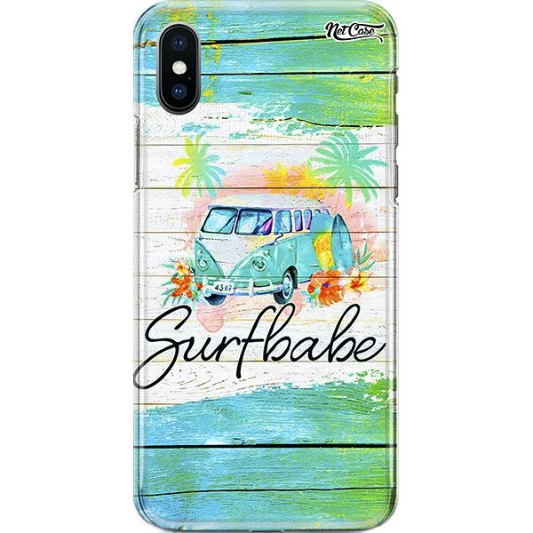 Capa Silicone NetCase Chapada Pintura Kombi: Surfbabe