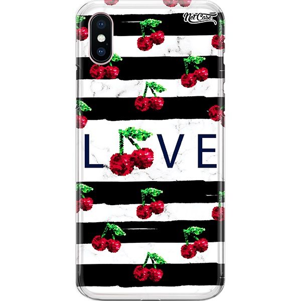 Capa Silicone NetCase Chapada Love: Cherries