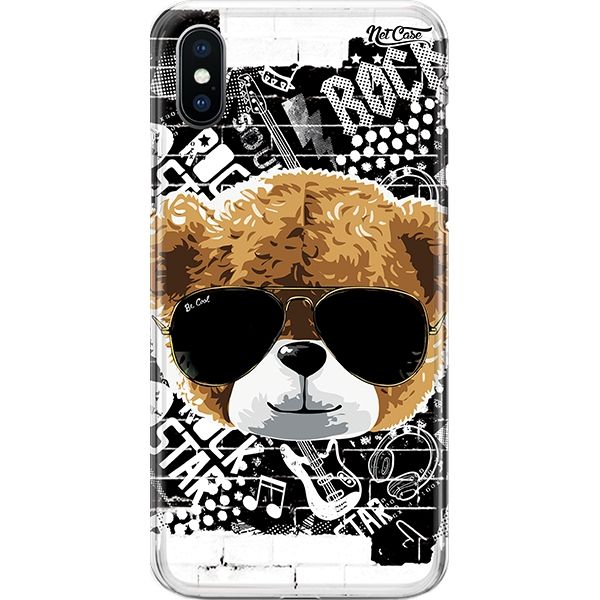 Capa Silicone NetCase Chapada Teddy Bear: Rock, Be Cool