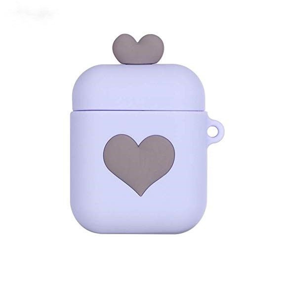 Case para Airpods - Coração Lilás