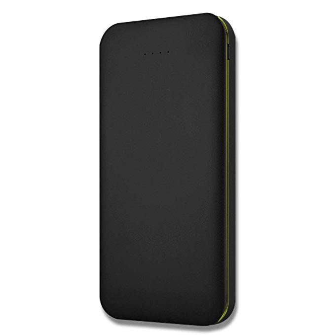Bateria Extra Portátil Universal Power Bank Slim Kimaster Dual Usb - PN168 - 8000mAh - Preto