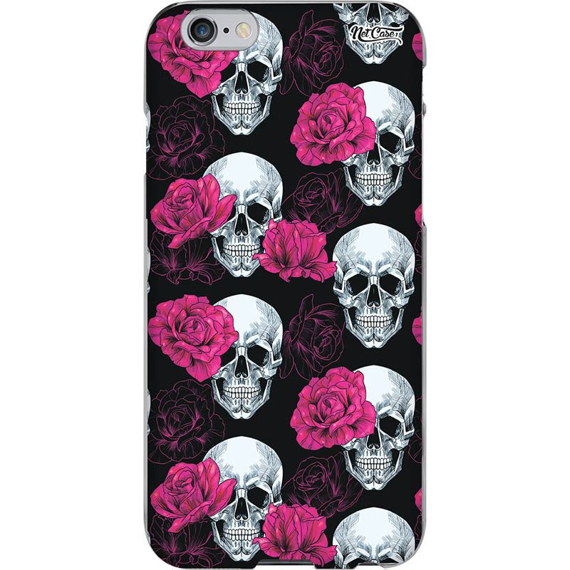 Capa Silicone NetCase Chapada Skull Roses