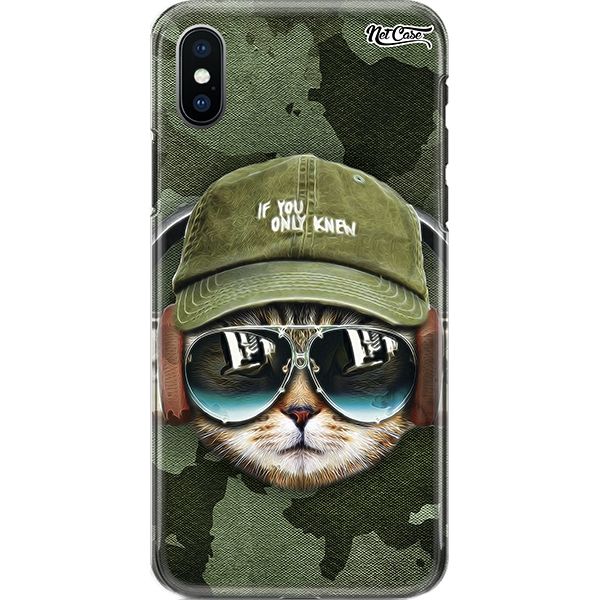 Capa Silicone NetCase Chapada Camouflaged Cat: If You Only Knew