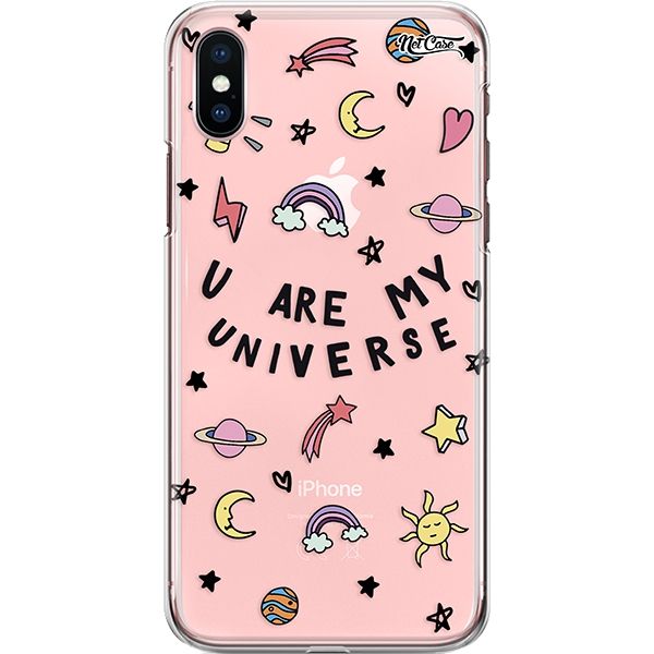 Capa Silicone NetCase Transparente U Are My Universe