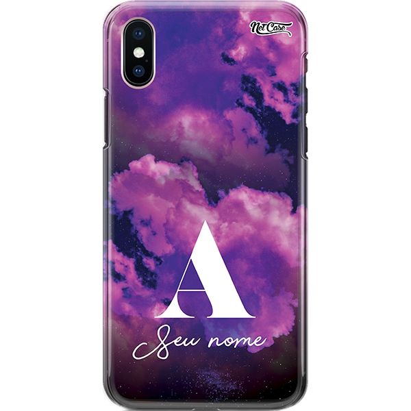 Capa Silicone NetCase Chapada Nome Purple Clouds