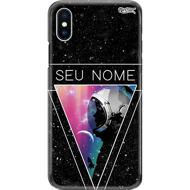Capa Silicone NetCase Chapada Nome Triangle Astronaut