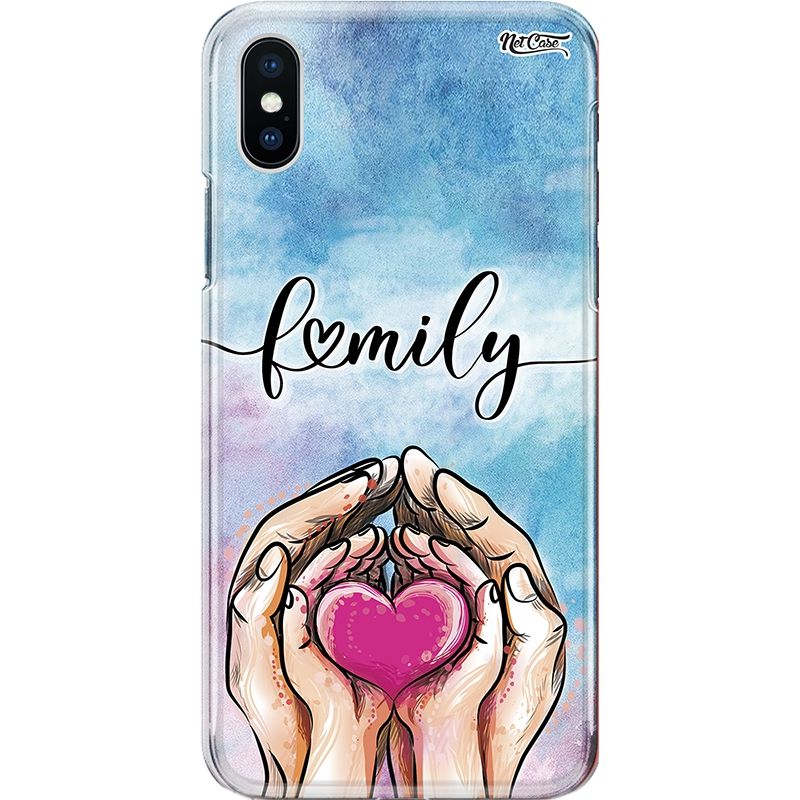 Capa Silicone NetCase Chapada Coração Family