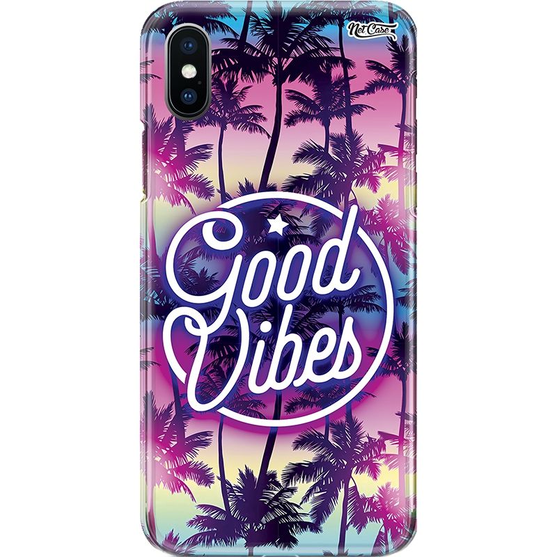 Capa Silicone NetCase Chapada Palmeiras Good Vibes
