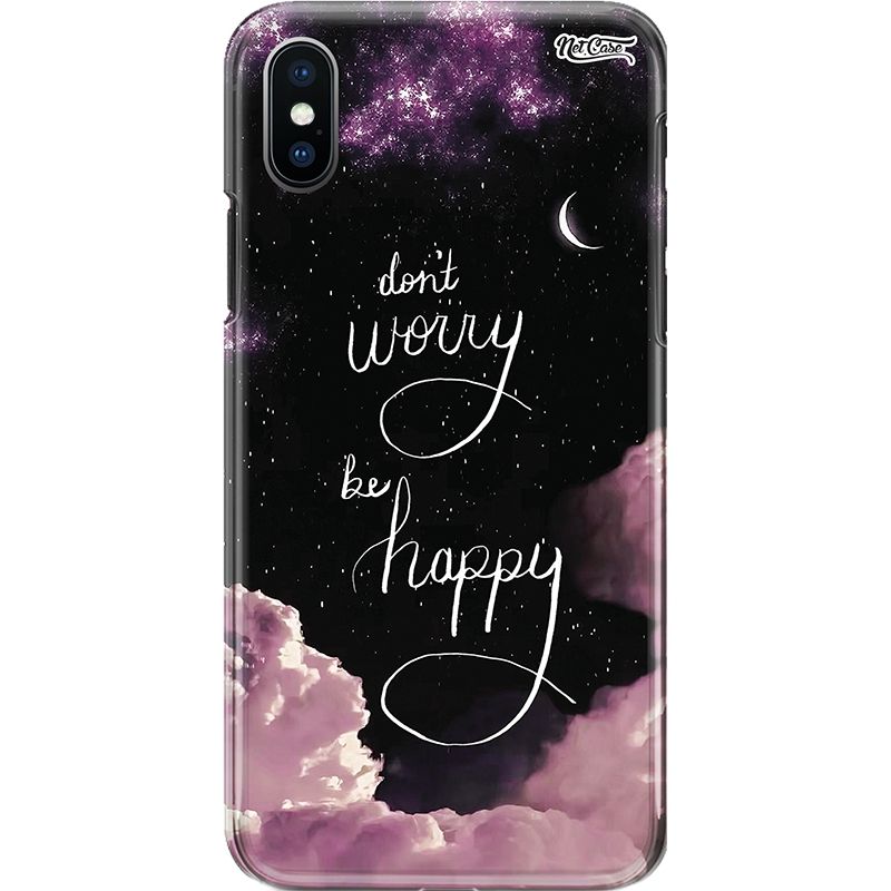 Capa Silicone NetCase Chapada Pink Clouds: Don't Worry Be Happy