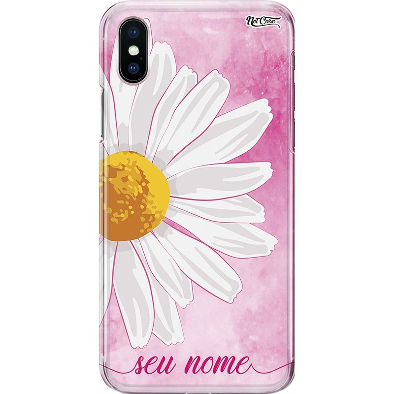 Capa Silicone NetCase Chapada Nome Margarida