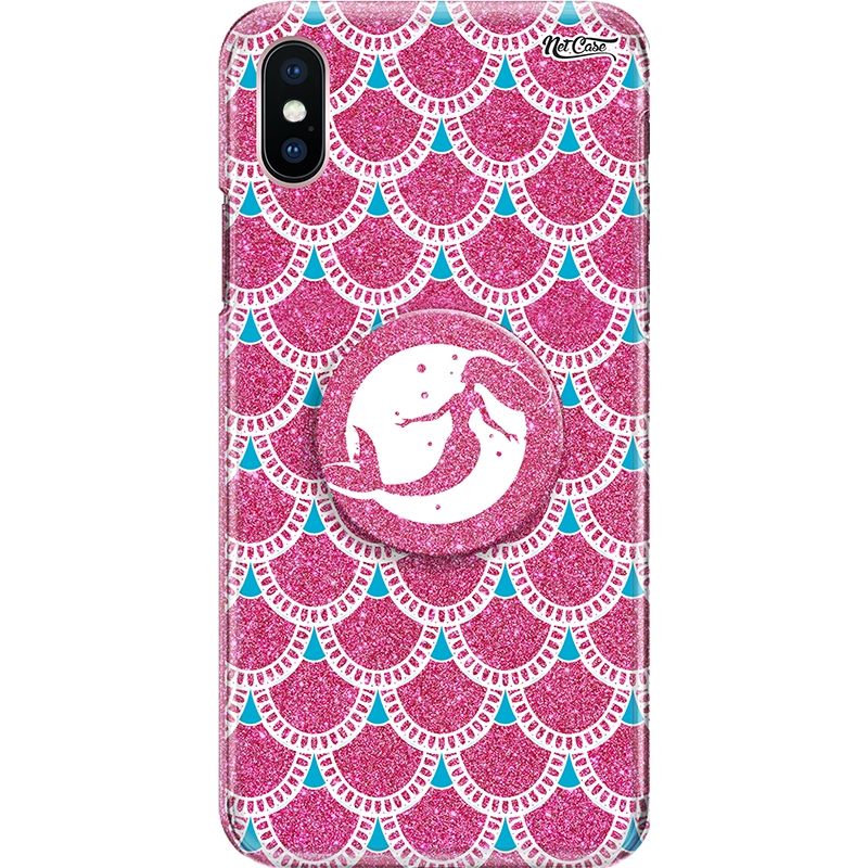 Capa Netcase Glitter + Pop 3in1 Pink - Mermaid