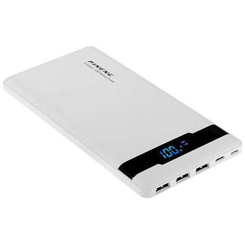 Bateria Extra Portátil Universal Power Bank Pineng QC 3.0 3 Usb - PN-962 - 20000mAh - Branco