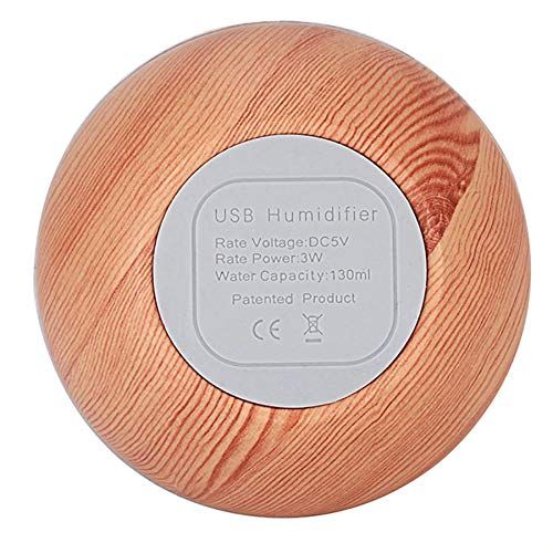 Aromatizador Elétrico Led - Ultrasonic Aroma Humidifier - Bege