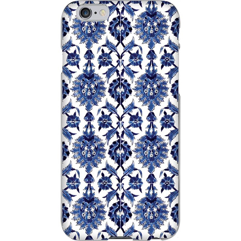 Capa Silicone NetCase Chapada Mandala Floral Azul