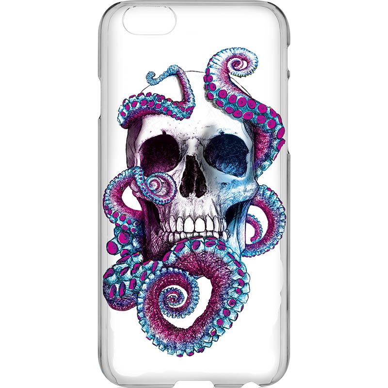 Capa Silicone NetCase Vazada Skull and Octopus
