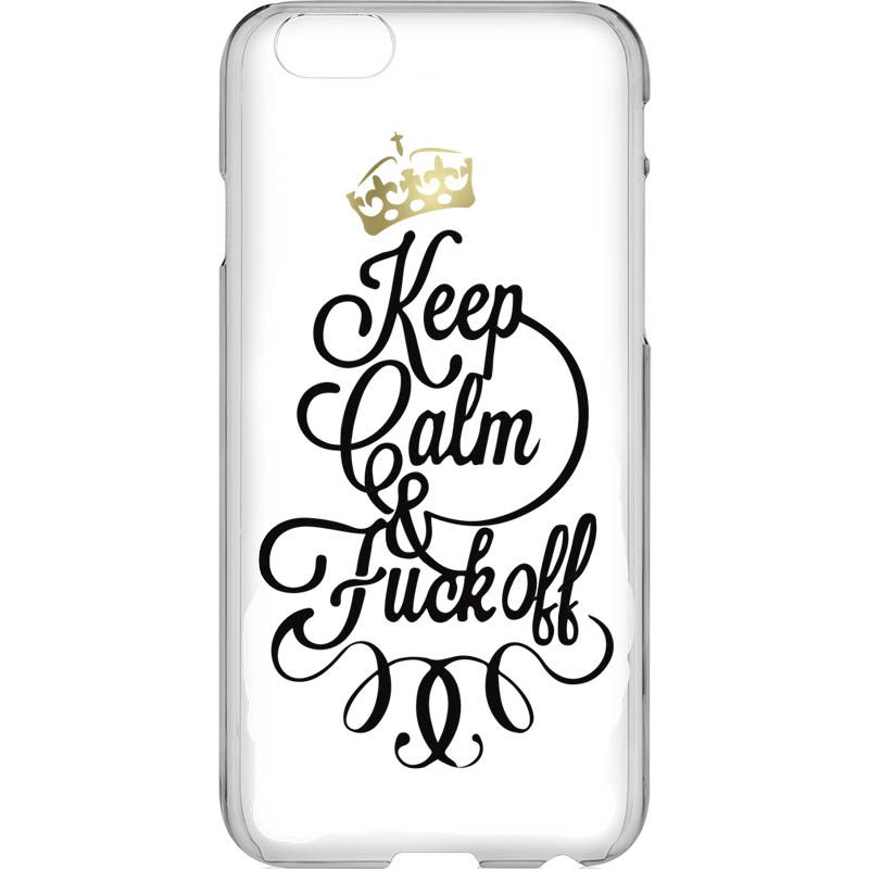 Capa Silicone NetCase Vazada Keep Calm and F*