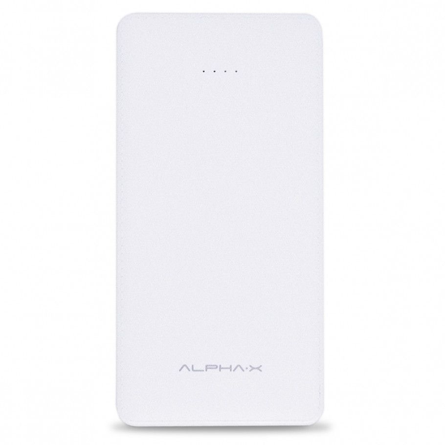 Bateria Extra Portátil Universal Power Bank HRebos Alpha.X C8 Usb - 6000mAh - Branco