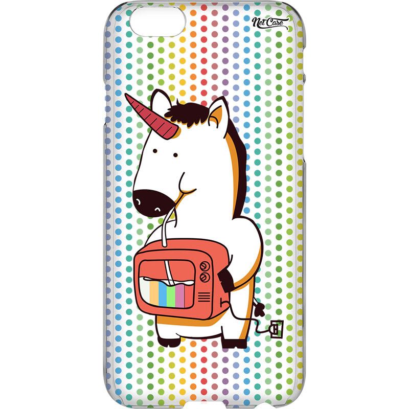 Capa Silicone NetCase Vazada Unicorn Drink