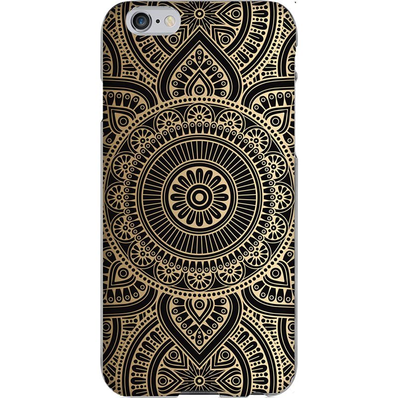 Capa Silicone NetCase Chapada Mandala Black & Gold
