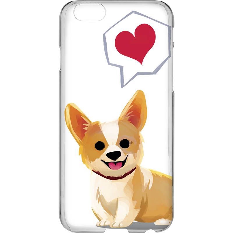 Capa Silicone NetCase Vazada Dog Thinking Love