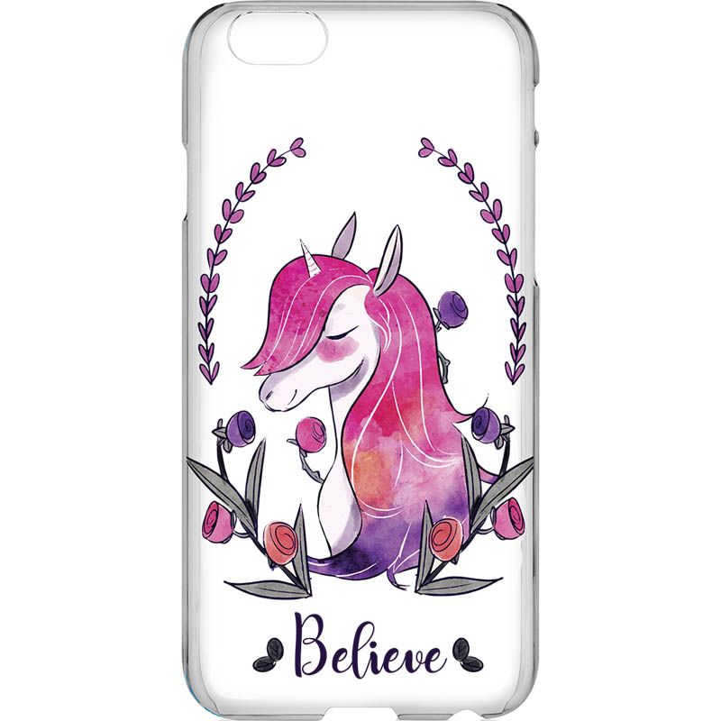 Capa Silicone NetCase Vazada Unicorn: Believe