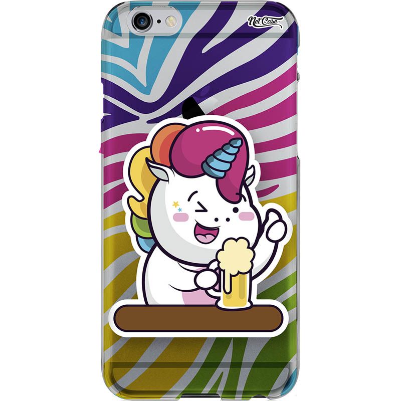 Capa Silicone NetCase Vazada Unicorn Beer