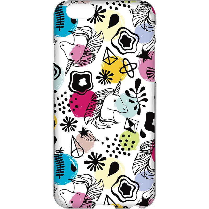 Capa Silicone NetCase Vazada Unicórnio Colors