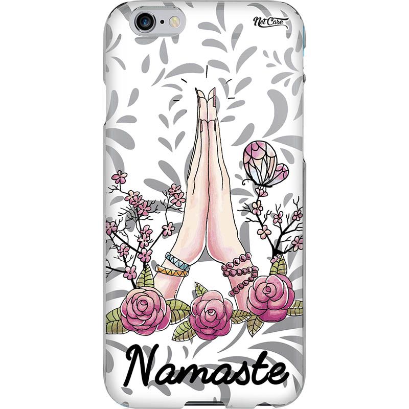 Capa Silicone NetCase Vazada Floral Namaste