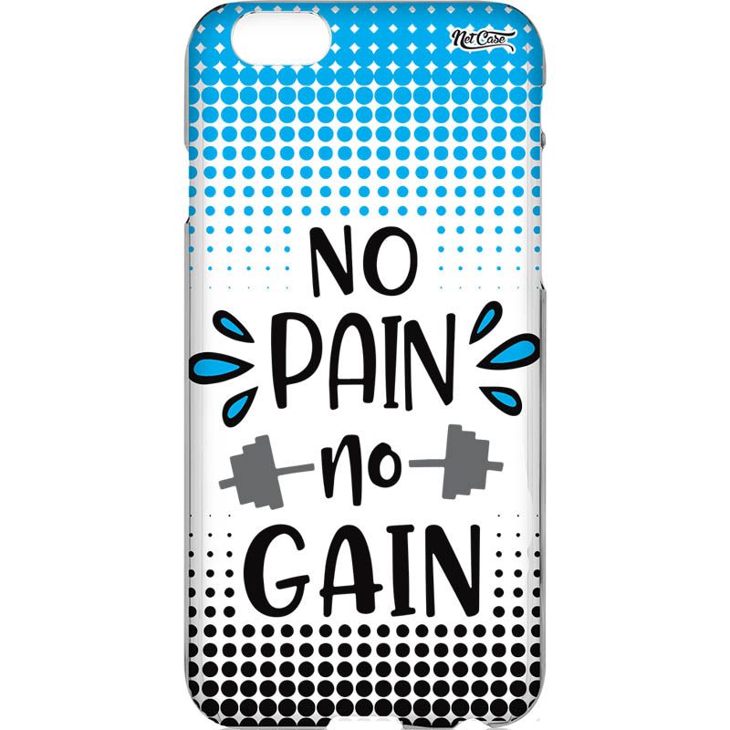 Capa Silicone NetCase Vazada No Pain, No Gain! 